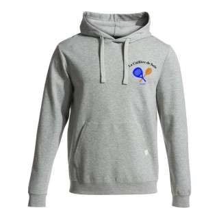 Sweat à capuche Combi Gris chiné
