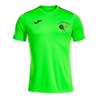 T-shirt Olimpiada Vert fluo/Noir
