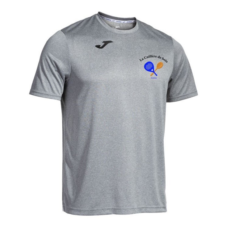 T-shirt Combi Gris clair