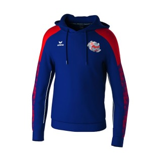 Sweat à capuche Evo Star Marine/Rouge