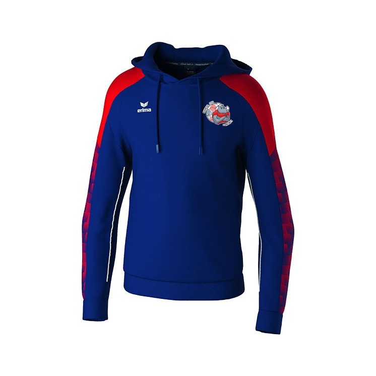 Sweat à capuche Evo Star Jr Marine/Rouge