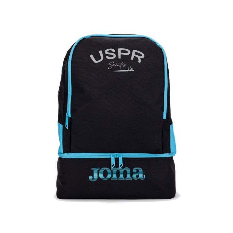 Sac à dos avec compartiment Estadio III Noir/Turquoise