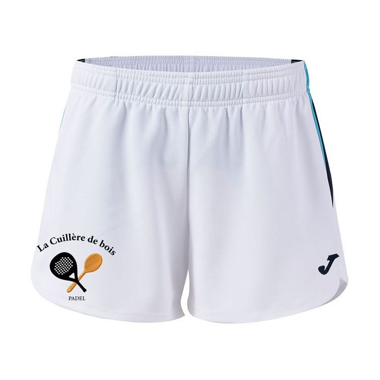 short Terra Danubio Femme Blanc/Turquoise/Marine