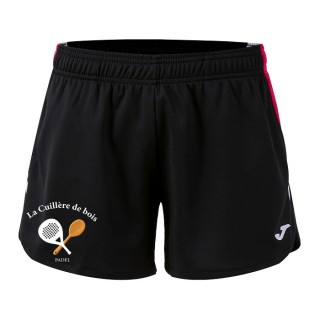 short Terra Danubio Femme Noir/Framboise/Blanc