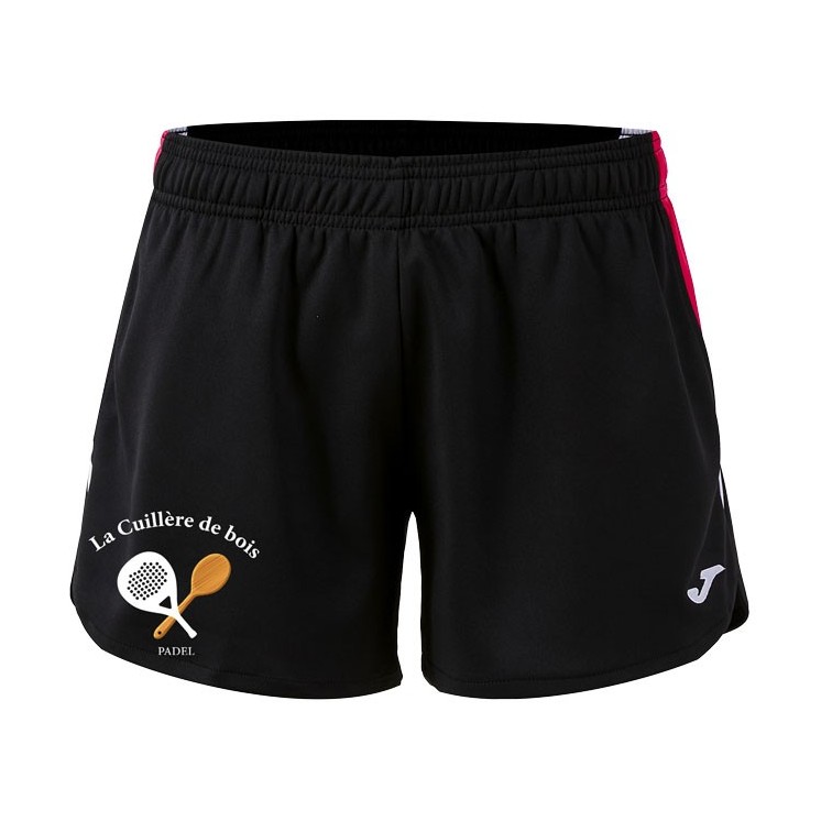 short Terra Danubio Femme Noir/Framboise/Blanc
