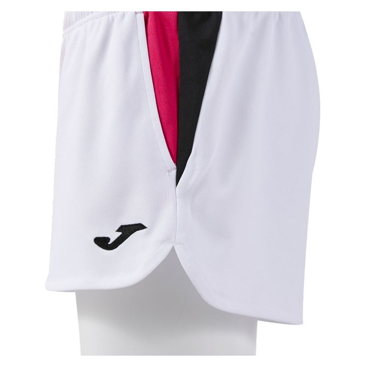 short Terra Danubio Femme Blanc/Framboise/Noie