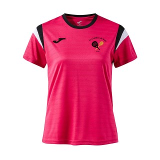 T-shirt Terra Danubio Femme Framboise/Noir/Blanc