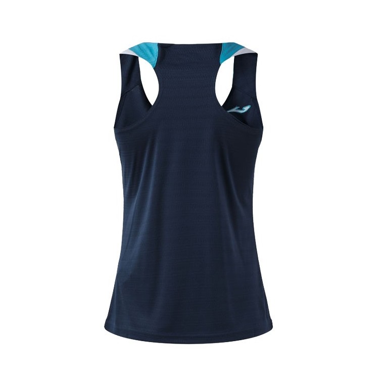 Débardeur Terra Danubio Marine/Turquoise/Blanc