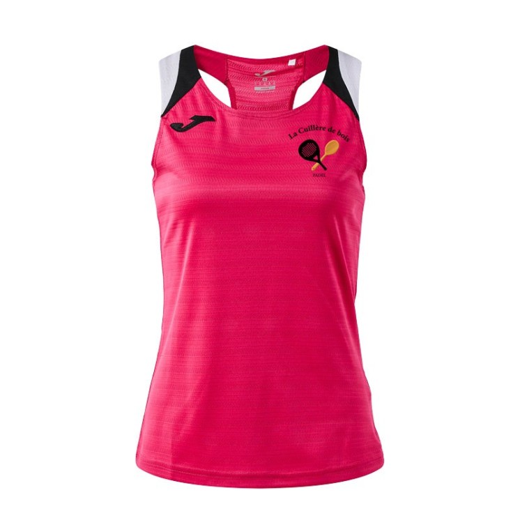 Débardeur Terra Danubio Framboise/Noir/Blanc