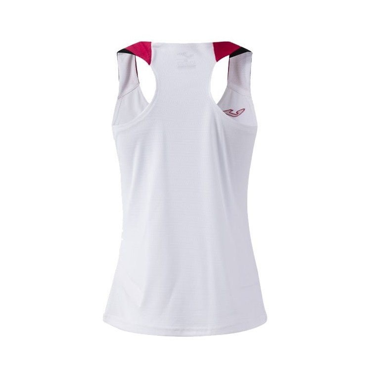 Débardeur Terra Danubio Blanc/Framboise/Noir