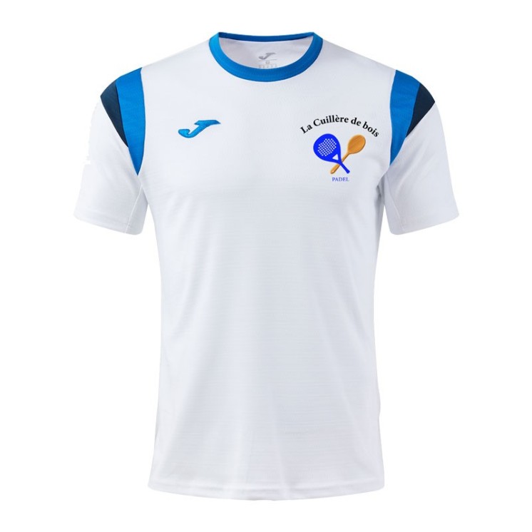 T-shirt Terra Danubio Blanc/Bleu roy/Marine