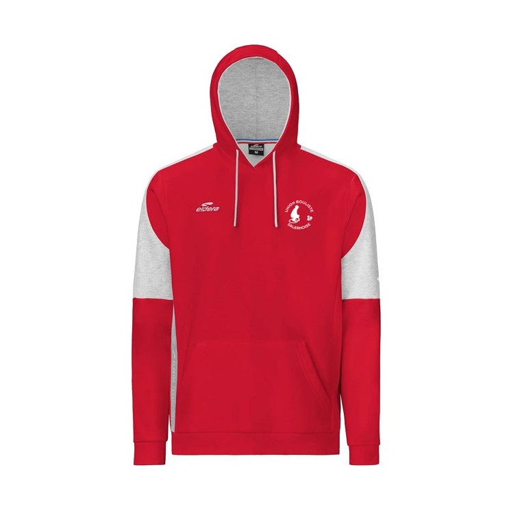 Sweat à capuche Naja Rouge/Gris