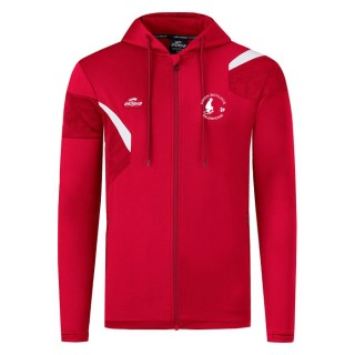 Veste à capuche E-cône Rouge/Blanc