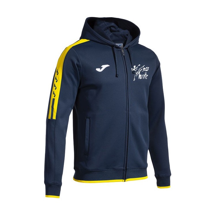 Veste à capuche Olimpiada Jr Marine/Jaune