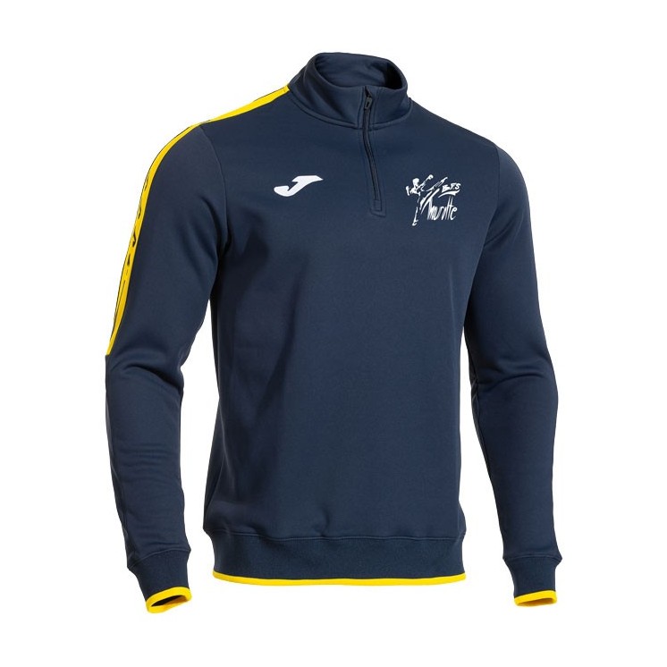Sweat 1/2 zip Olimpiada Marine/Jaune