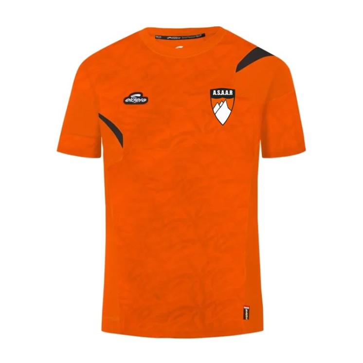 T-shirt E-cône Orange fluo/Noir