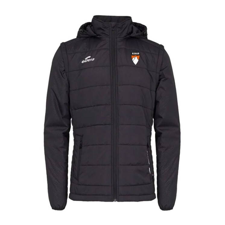 Blouson manches amovibles Acarreaux Noir