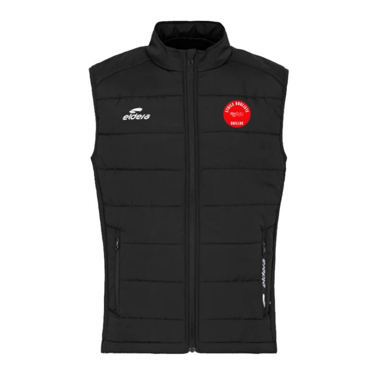 Veste sans manches Acarreaux Noir