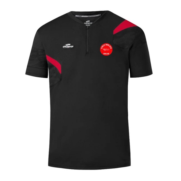 Polo E-cône Jr Noir/Rouge