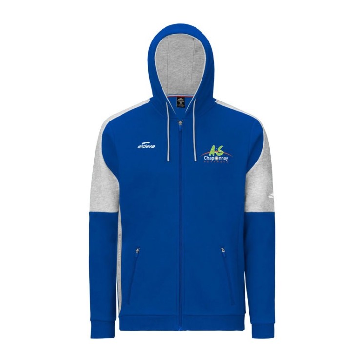 Veste à capuche Naja Bleu roy/Gris