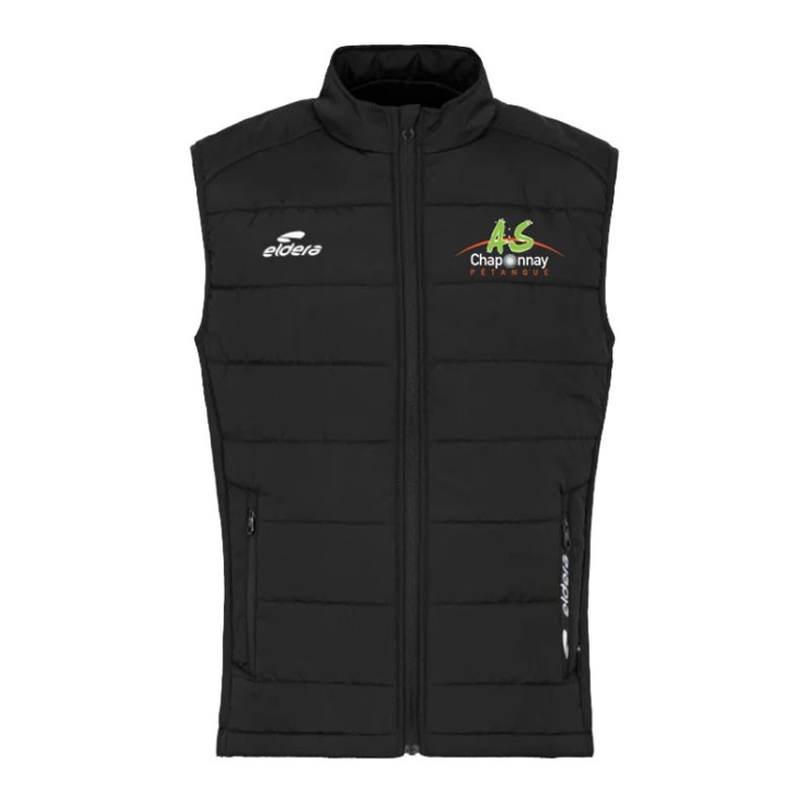 Veste sans manches Acarreaux Noir