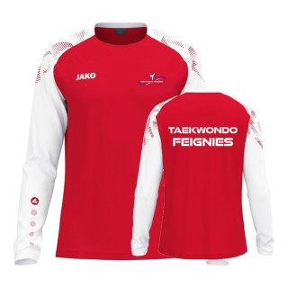 T-shirt Sonic ML Rouge/Blanc