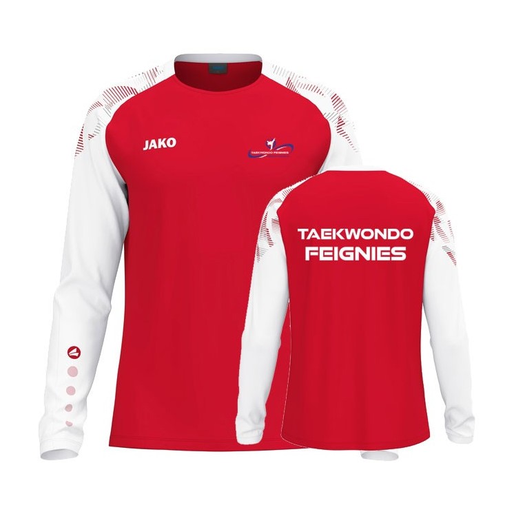 T-shirt Sonic ML Rouge/Blanc