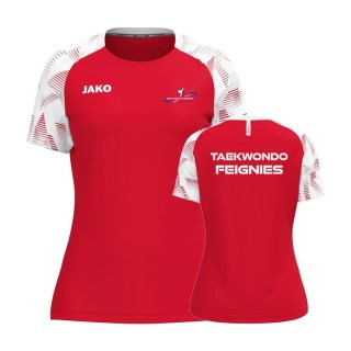 T-shirt Sonic Femme Rouge/Blanc