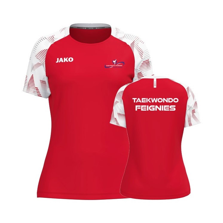 T-shirt Sonic Femme Rouge/Blanc