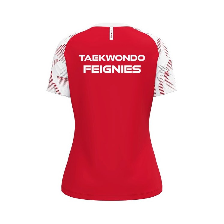 T-shirt Sonic Femme Rouge/Blanc