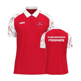 Polo Sonic Rouge/Blanc Jr