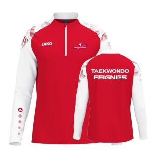 Sweat ziptop Sonic Rouge/Blanc Jr