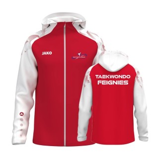 Veste à capuche Sonic Rouge/Blanc