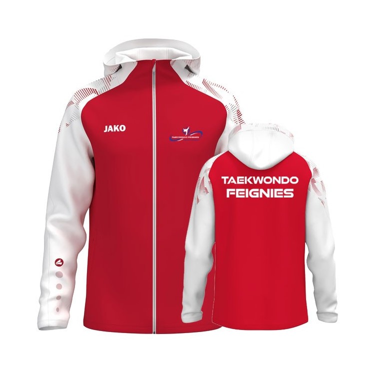 Veste à capuche Sonic Rouge/Blanc