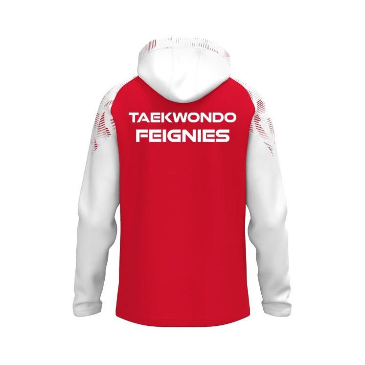 Veste à capuche Sonic Rouge/Blanc Jr