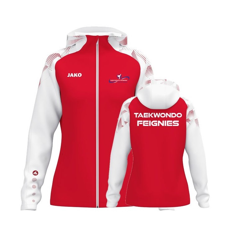 Veste à capuche Sonic Femme Rouge/Blanc