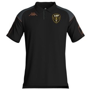 Polo Mastio Coton noir/Gris foncé