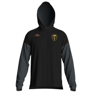 Veste à capuche d'entrainement Mevolo noir/Gris foncé