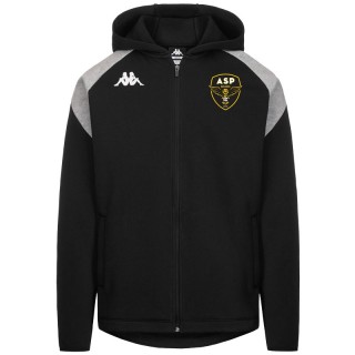 Veste à capuche Coton Liantozi Noir/Gris chiné