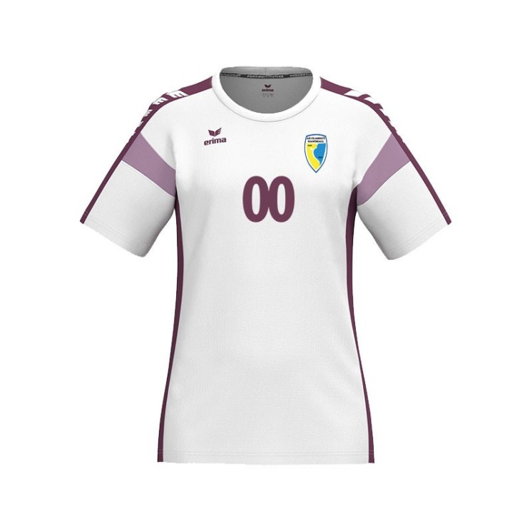Maillot de match Celebrate 125 Femme Blanc/Bourgogne