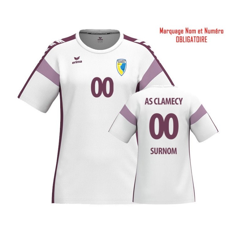 Maillot de match Celebrate 125 Femme Blanc/Bourgogne