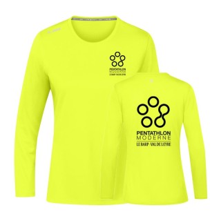Maillot ML Run 2.0 Femme Jaune fluo