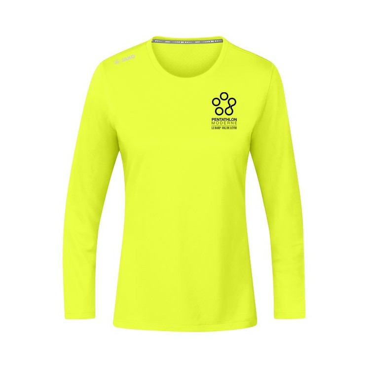 Maillot ML Run 2.0 Femme Jaune fluo