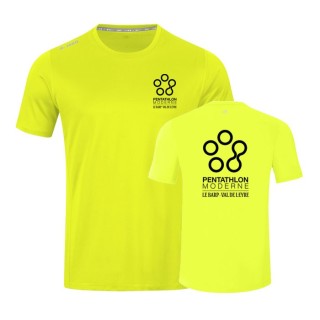 T-shirt Run 2.0 Jaune fluo