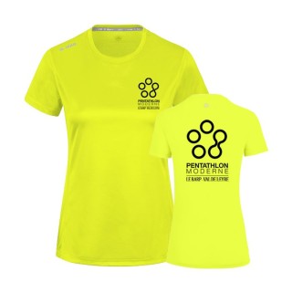 T-shirt Run 2.0 Femme Jaune fluo