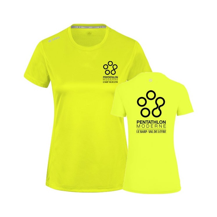 T-shirt Run 2.0 Femme Jaune fluo