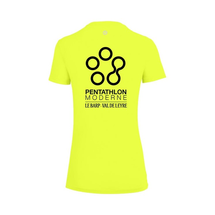 T-shirt Run 2.0 Femme Jaune fluo