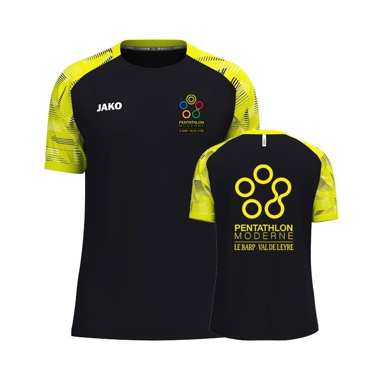 T-shirt Sonic Noir/Jaune fluo