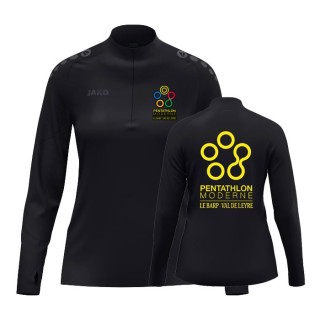 Sweat 1/2 zip Light Flow Femme Noir