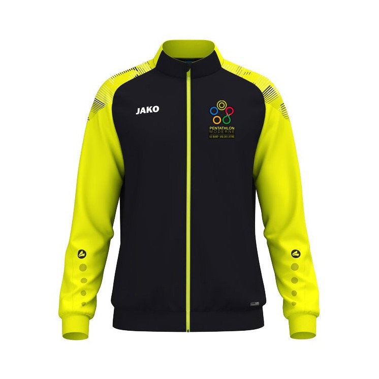 Veste Polyester Sonic Noir/Jaune fluo (coupe homme)